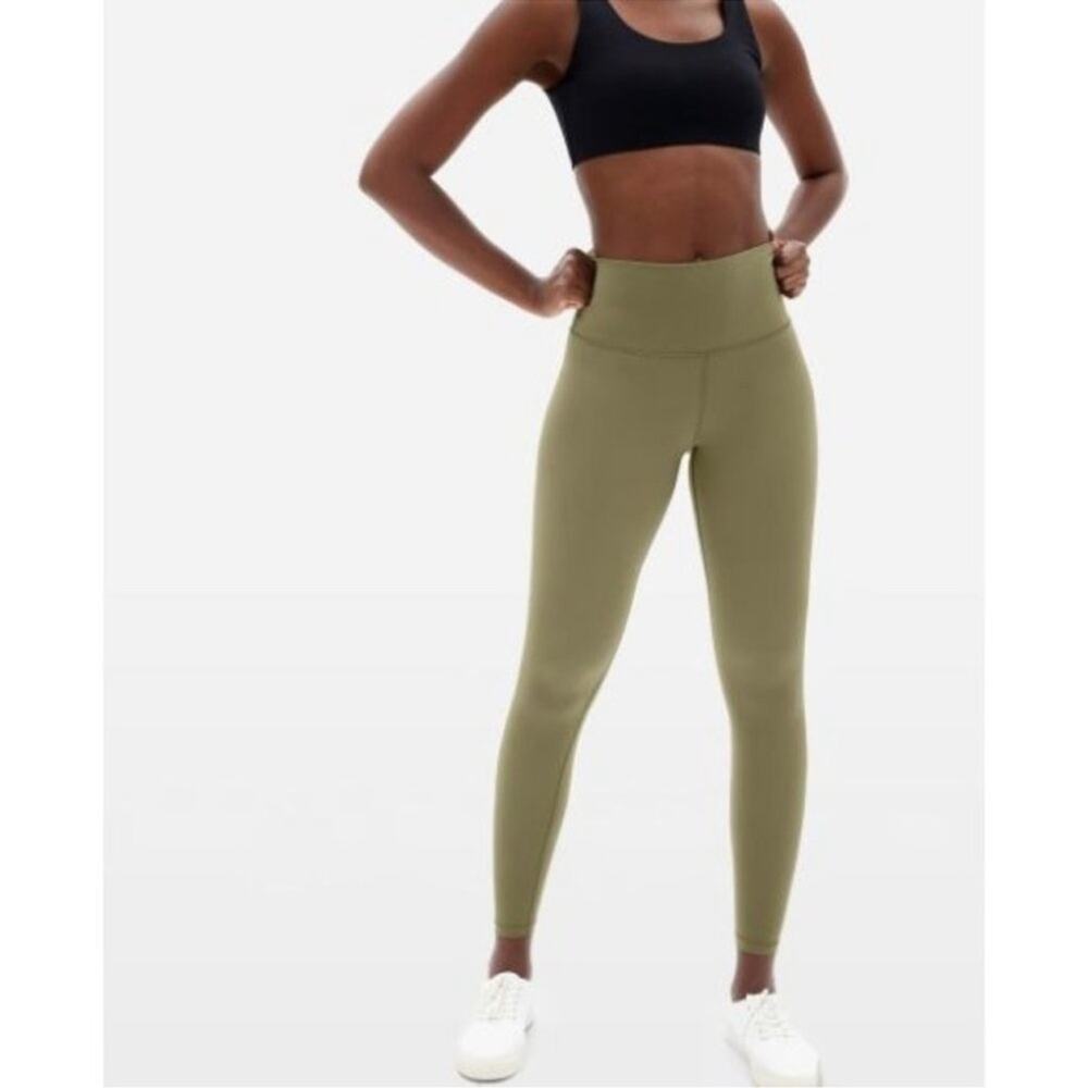 Everlane | Renew Perform Olive Green Athletic Leggings